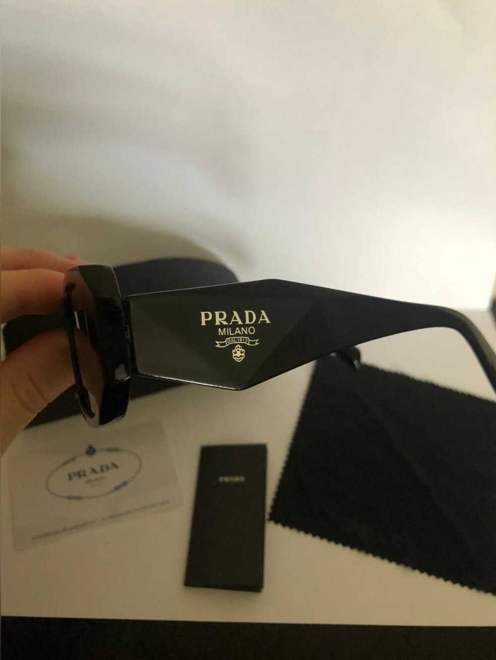 Prada Symbole Black Color Sunglasses - Picture 2 of 12
